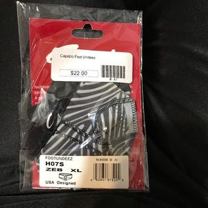 💜Brand New Capezio Footundeez Zebra💜